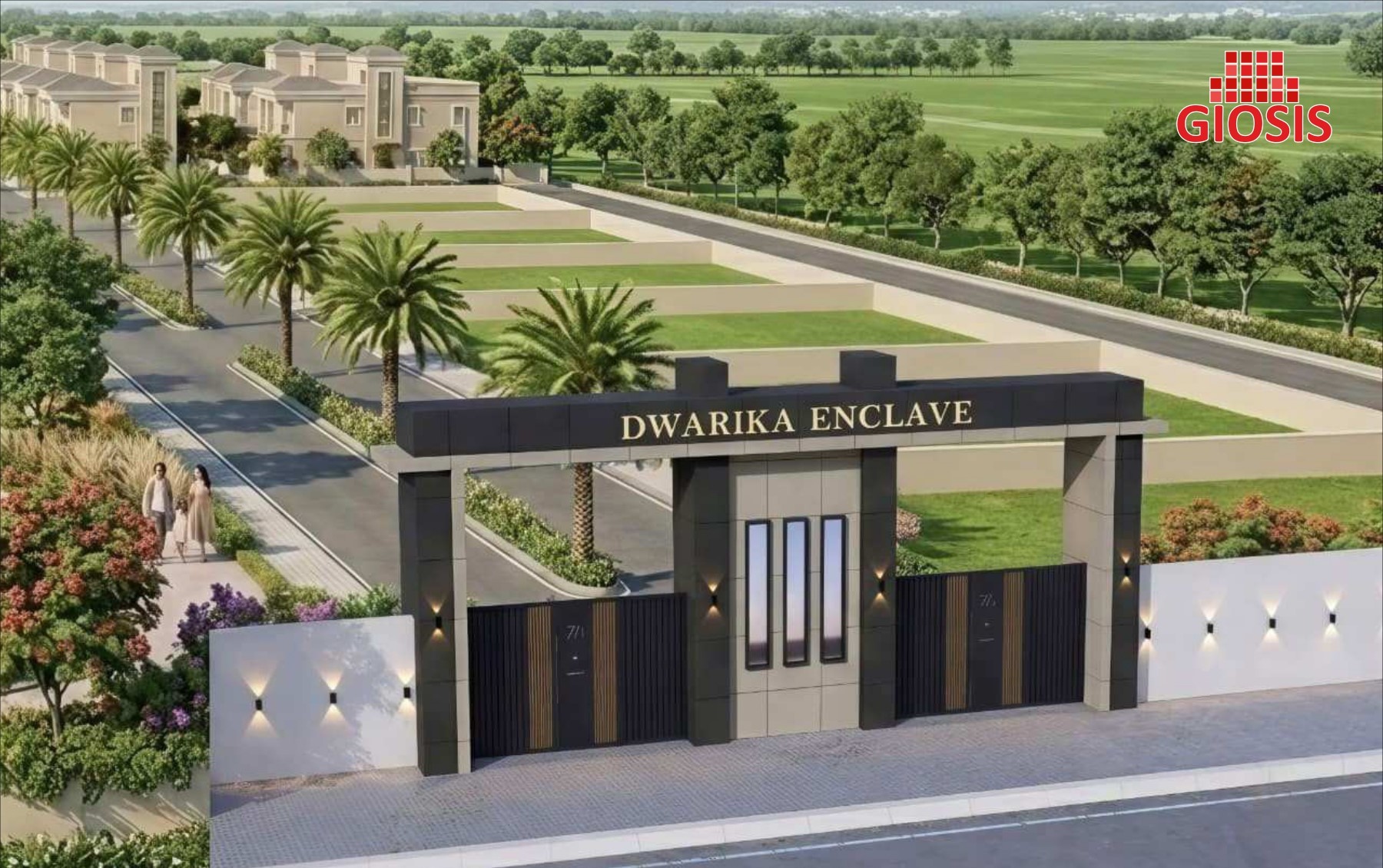 Dwarika Enclave Gate
